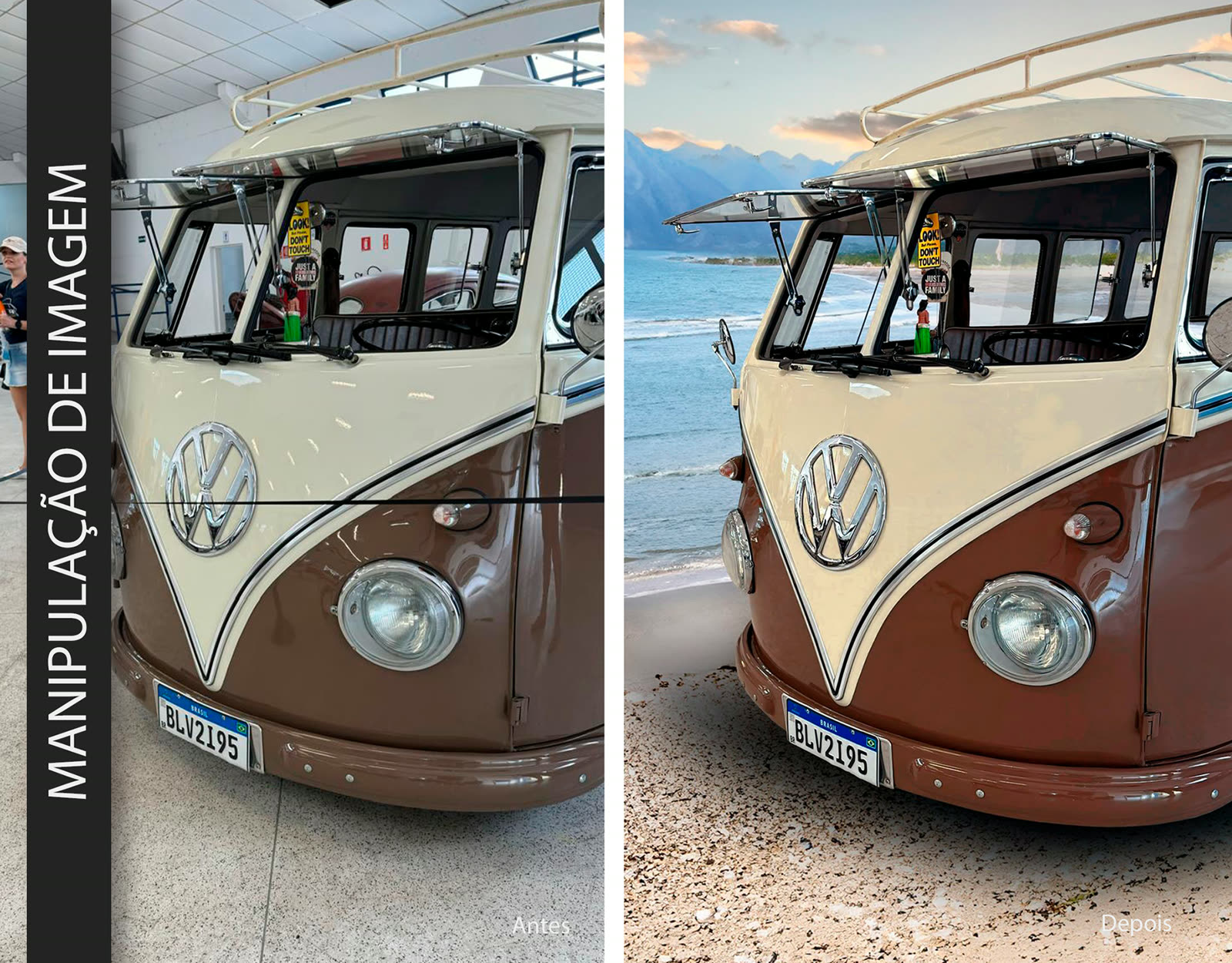Manipulação de Imagem — Kombi — Design