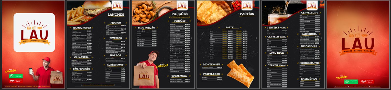 Design Gráfico — Lau Lanches — Design